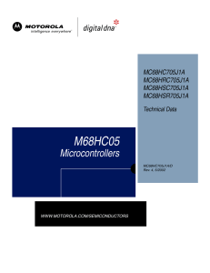 MC68HC705 microcontroller