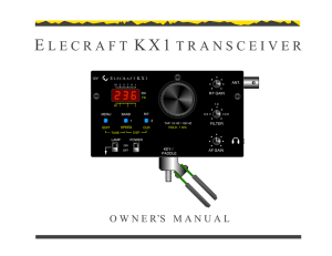 KX1 Manual