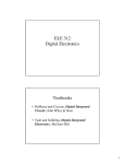 ELE 312 Digital Electronics Textbooks