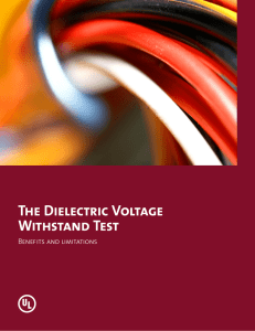 The Dielectric Voltage Withstand Test