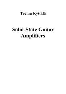 Solid State Guitar Amplifiers - Teemu