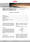 IGBT Driver Calculation