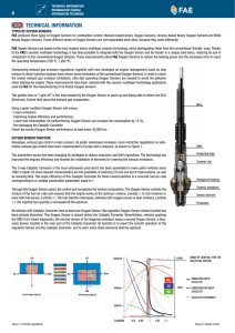 Technical Info - Oxygen Sensor