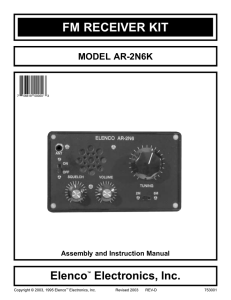 fm receiver kit - ABRA Electronics