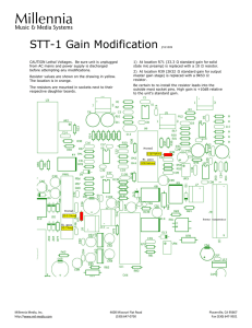 STT-1 Gain Modification