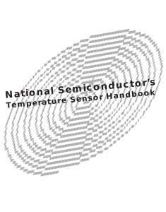National Semiconductor Temperature Sensor Handbook
