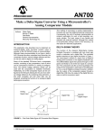 Make a Delta-Sigma Converter Using a Microcontroller`s