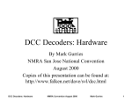 DCC Decoder Hardware - Depot Hobby and Emporium