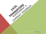 Transistors Current Feedback 10-23-2012