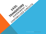 Transistors Unstabilized Circuit 09-11-2012