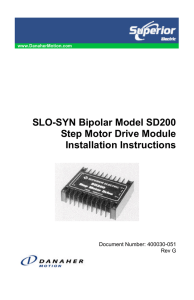 SLO-SYN Bipolar Model SD200 Step Motor Drive