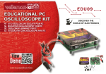 EDUCATIONAL PC OSCILLOSCOPE KIT EDU09