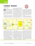 current sensor - Electronics DIY