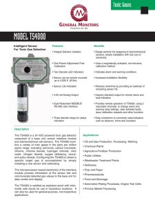 TS4000 Toxic Gas Detector