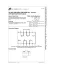 54LS05/DM54LS05/DM74LS05 Hex Inverters with Open