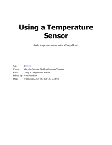 Using a Temperature Sensor