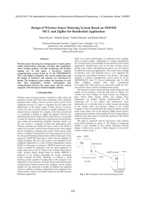 Design of Wireless Smart Metering System Based on MSP430