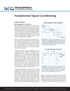 Fundamental Signal Conditioning