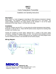 MINCO TT269 3-wire Temperature Transmitter