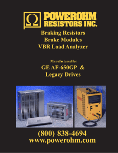 GE AF650 - Powerohm Resistors, Inc.