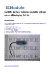 LM3914 battery indicator variable voltage meter