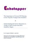 The Importance of Correct FET Biasing in the eTap2hw