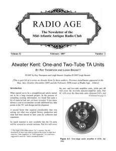 RADIO AGE - Atwater Kent Home Page