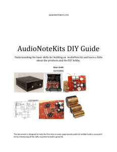 AudioNoteKits DIY Guide