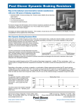 Post Glover Dynamic Braking Resistors