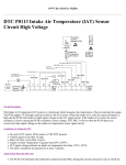 DTC P0113 Intake Air Temperature (IAT) Sensor