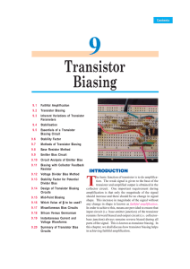 Transistor Biasing