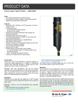 Product Data: CCLD Laser Tacho Probe — MM