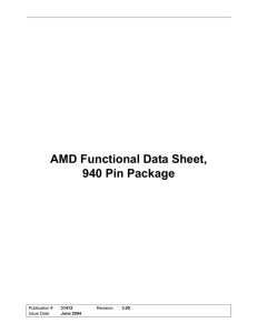 AMD Functional Data Sheet, 940 Pin Package (public)