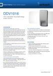 Aritech DDV1016 volumetric dual technology motion