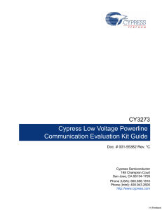 CY3273 - Cypress Semiconductor