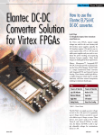 Elantec DC-DC Converter Solution for Virtex FPGAs How to use the