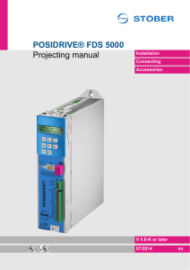 POSIDRIVE® FDS 5000 Projecting manual Installation Connecting