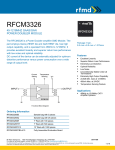RFCM3326 45-1218MHZ GAAS/GAN POWER DOUBLER MODULE