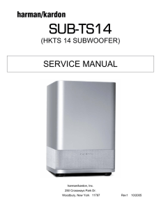 SUB-TS14  harman/kardon (HKTS 14 SUBWOOFER)