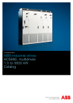 ABB industrial drives ACS880, multidrives 1.5 to 5600 kW Catalog