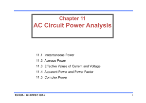 AC Circuit Power Analysis