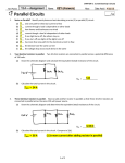 Parallel Circuits - Mr. Britton / FHS Physics