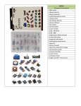342162 24 Sensors Kit (Contents) 1x Ball switch 1x Buzzer (active