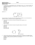 Electricity Review - Shoreline School District