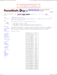 PlanetMath: good hash table