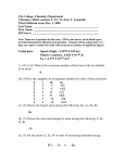 Third exam 2009 with answers