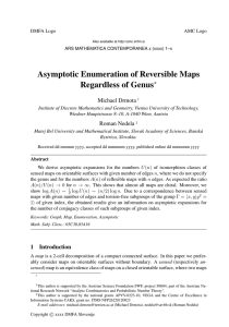 Asymptotic Enumeration of Reversible Maps Regardless of Genus