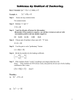 Bottoms Up method of Factoring Quadratics