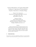 On the Distribution of Counter-Dependent Nonlinear Congruential