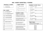 KBA JUNIOR BASKETBALL SCORING